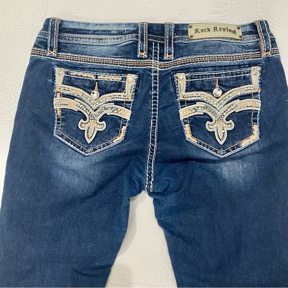 Sold ❤️Rock Revival Vien Easy Ankle Skinny Size 32 - Picture 5 of 12